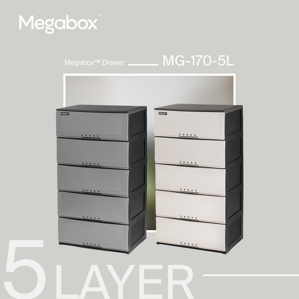 Megabox 5 Layers Modish Collection Drawer MG 170 | Shopee Philippines