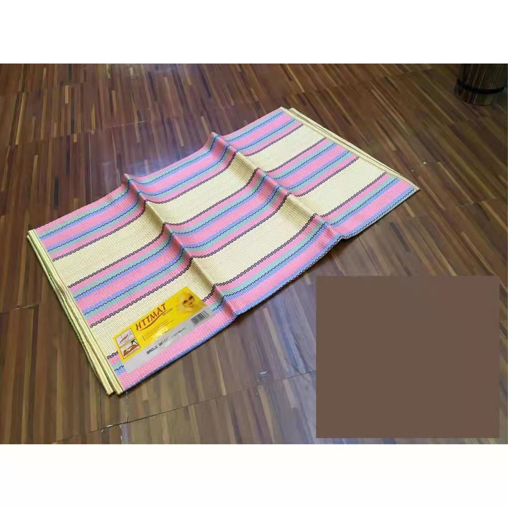BANIG MAT SINGLE SIZE (91cmx203cm) sleeping Banig mat picnic Shopee