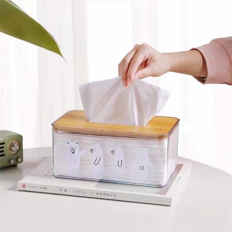 Bear tissue box / bear tissue holder | Shopee Philippines