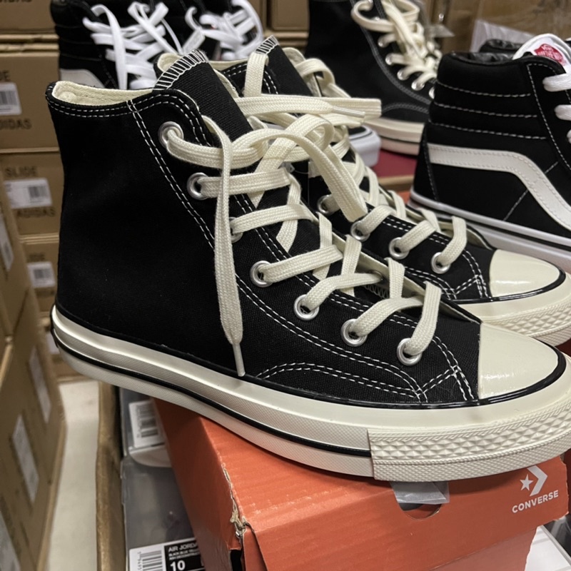 Converse Chuck 70 s High Black men and women size Shopee Philippines