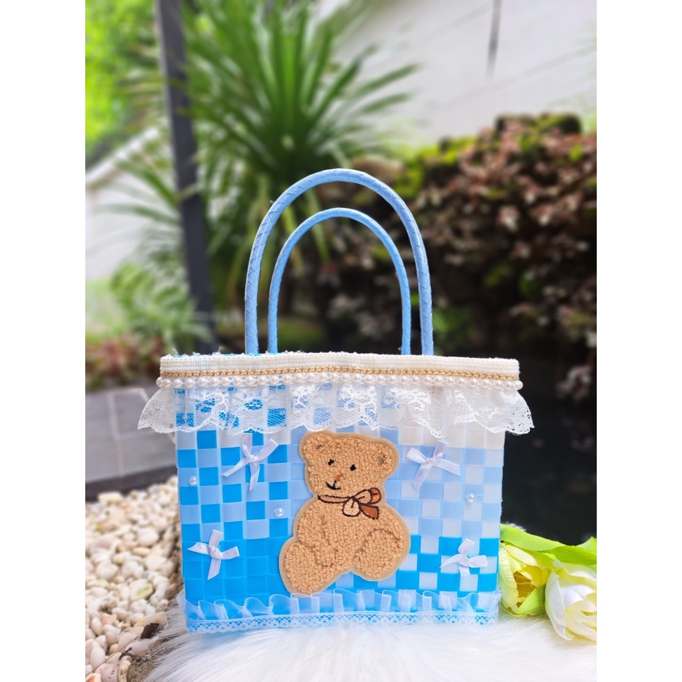 Mini Square Woven Bag | Shopee Philippines