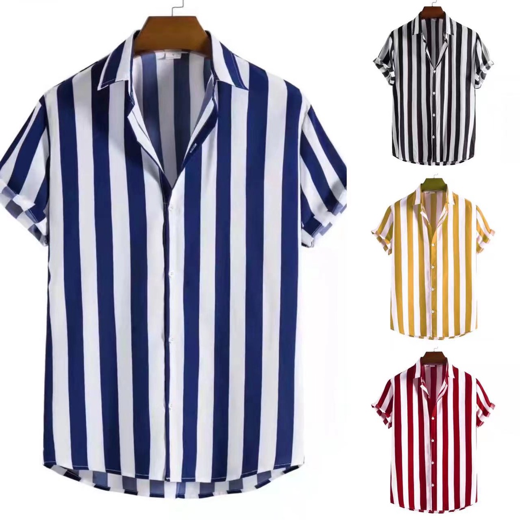 Korean Quality Stripe Polo for Men | Shopee Philippines