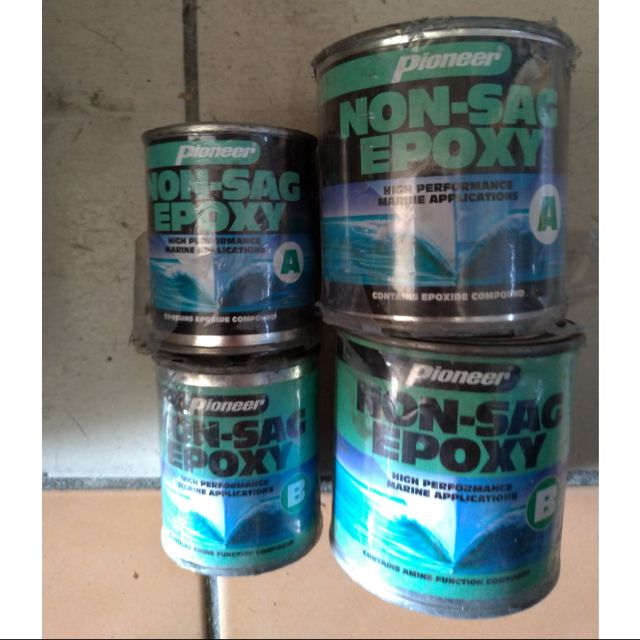 Pioneer Non Sag Epoxy 1/4 = 118ml Or 1/2 Pint = 235ml (Sold SET A&B ...