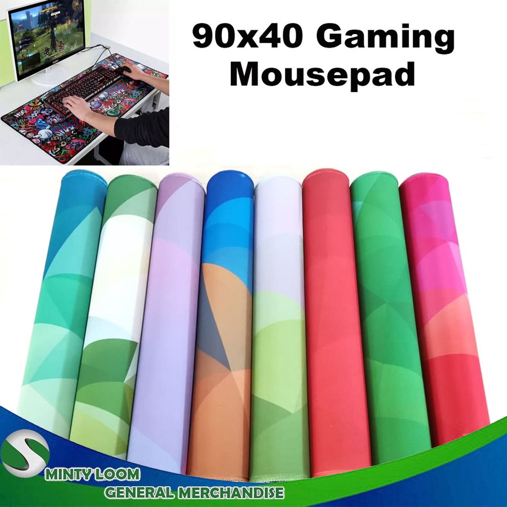 90*40cm Large Mouse Pad Office Computer Desk Mat Modern Locking Edge ...