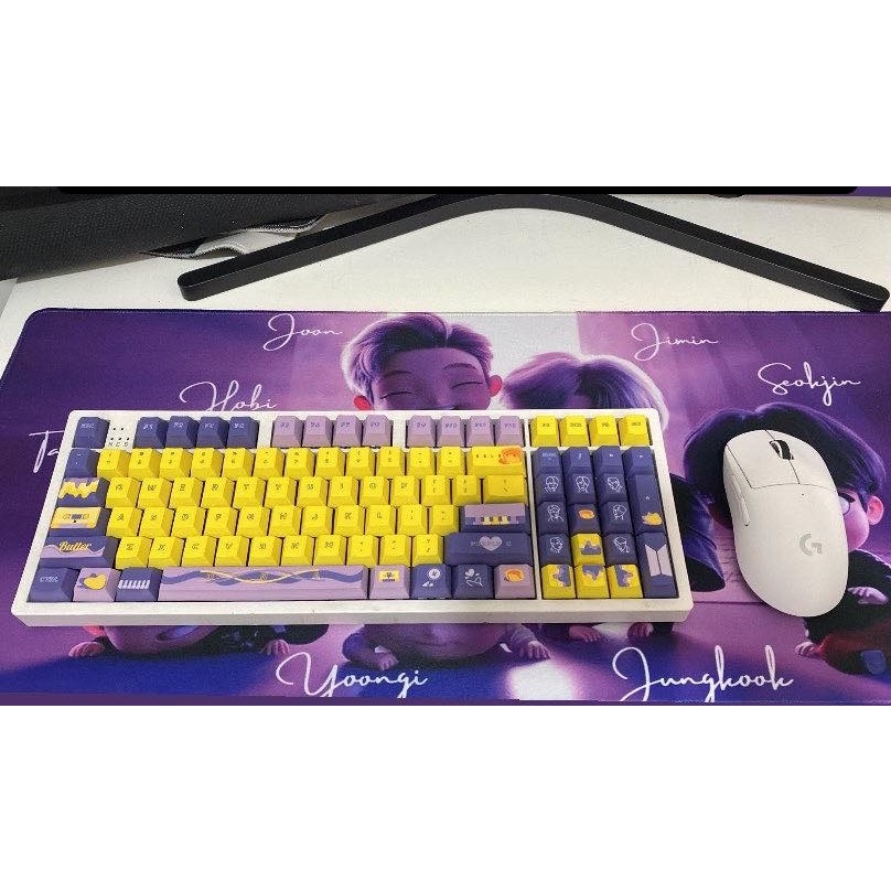 BTS Butter Keycaps TD Custompads Exclusive (Keycaps Only) Shopee