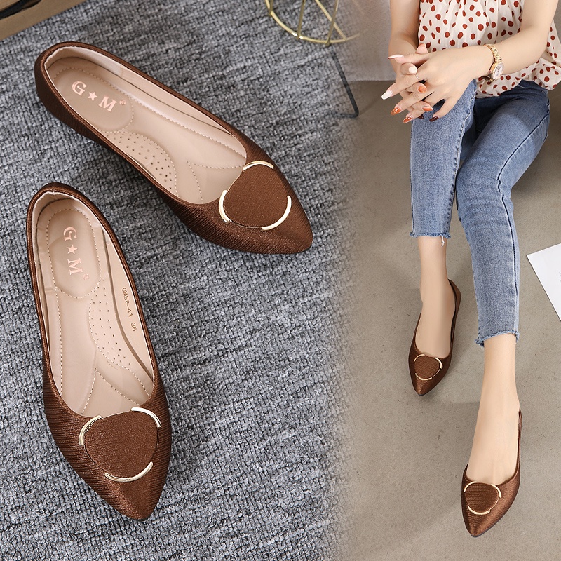 Fashion Women Doll Shoes Office Flat Shoes Daily Loafer GM58 41