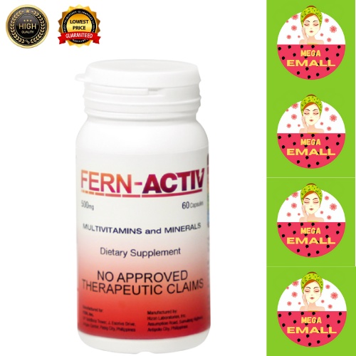 MEGA_EMALL I-Fern Active 60's Multivitamins and Minerals IMMUNE SYSTEM ...