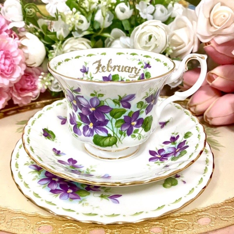 Royal Albert Flower of the Month Series February Tea Cup | Shopee ...