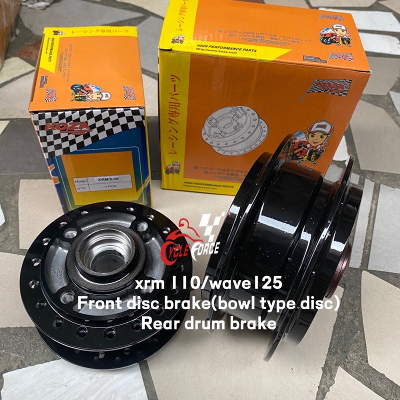 motorcycle hub xrm 110,wave125 also can fit for xrm rs125 black