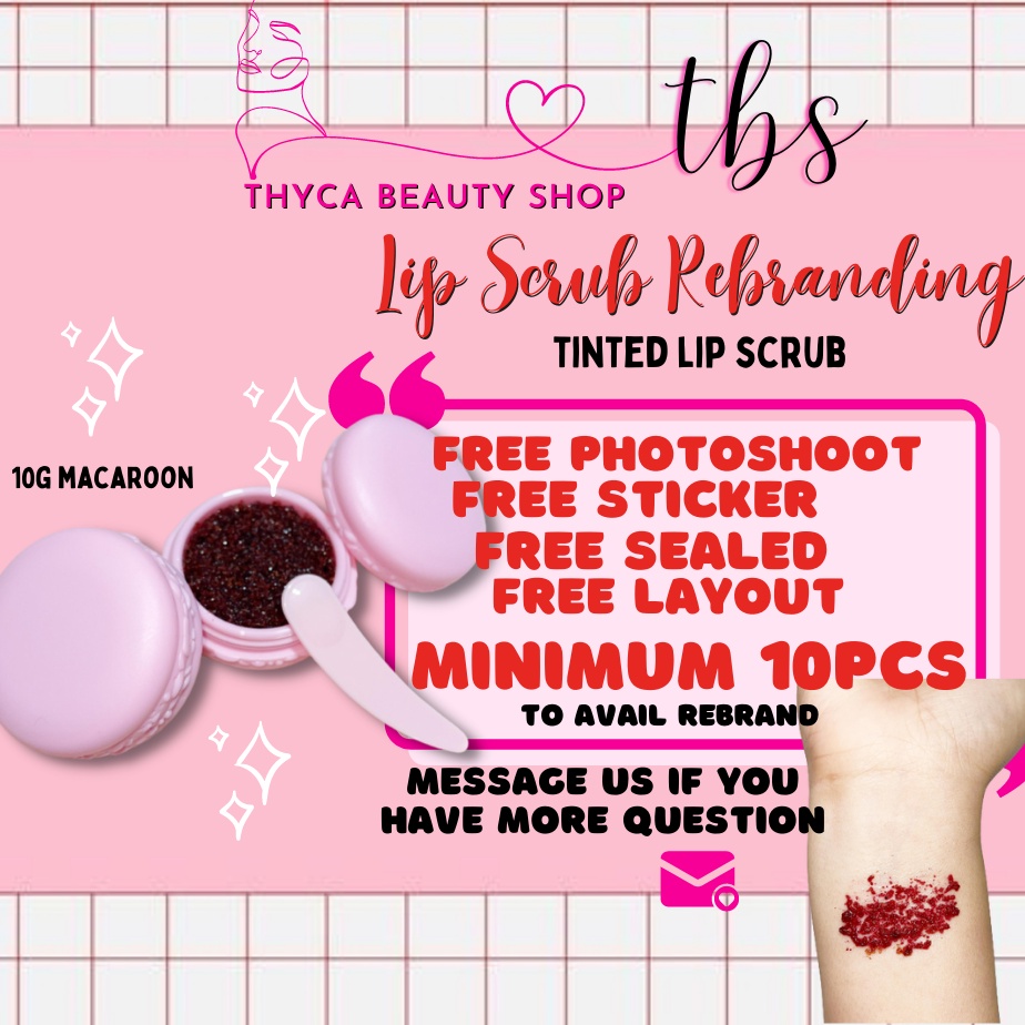 FOR REBRANDING Tinted Lip Scrub with SUNFLOWER OIL Shopee Philippines