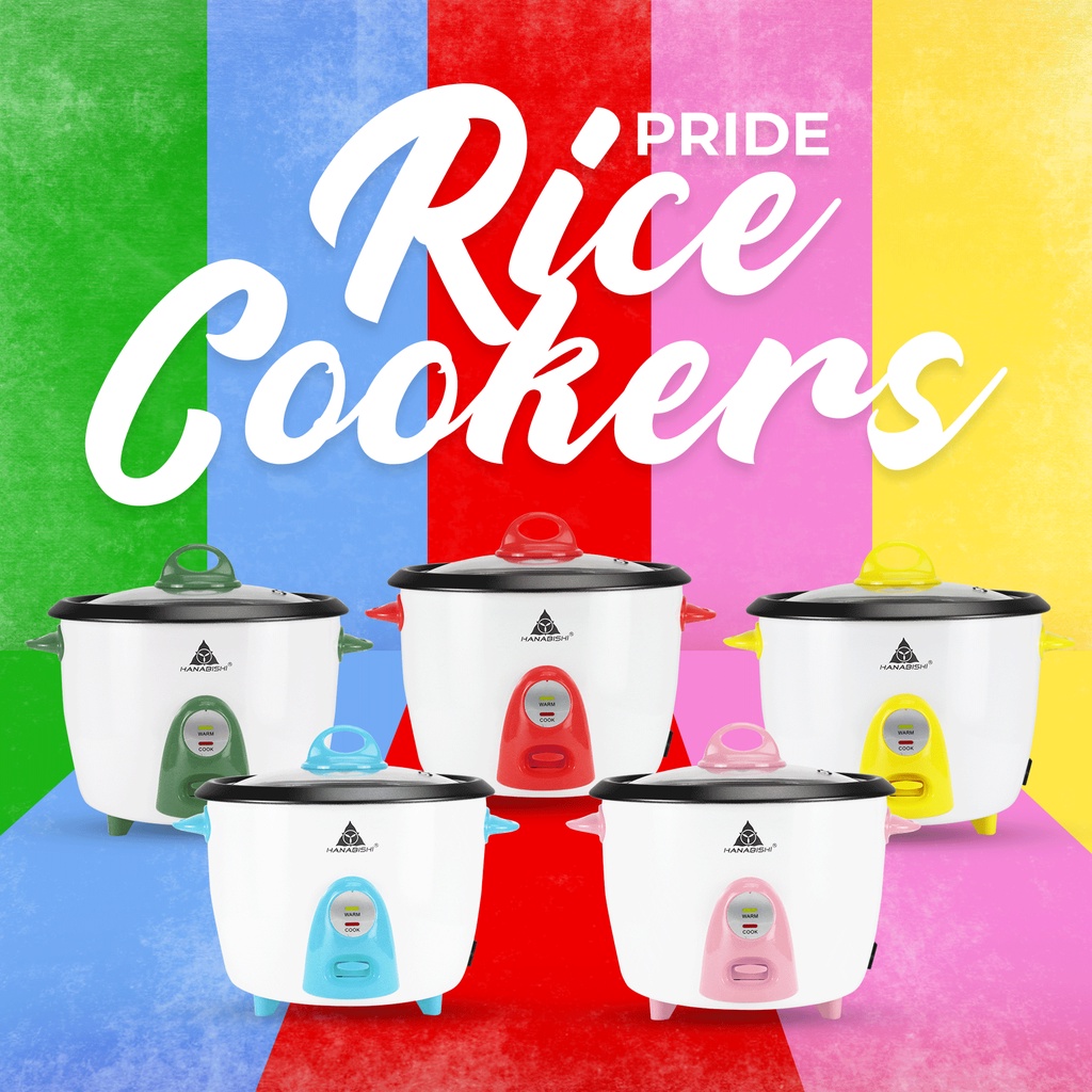 Hanabishi Rice Cooker with Glass cover HHRC 1.5L PRIDE series Shopee
