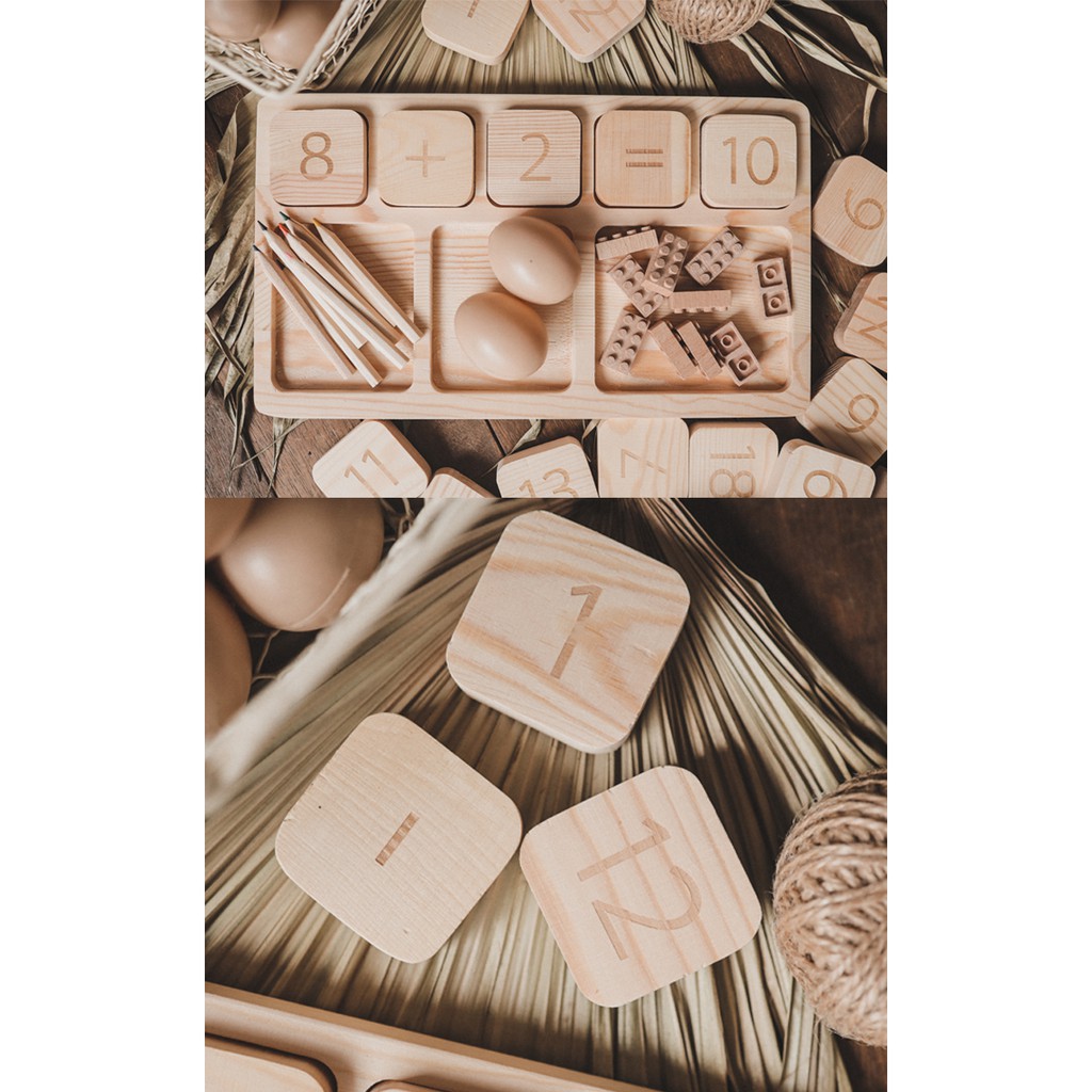 Wooden Montessori Math Board *Montessori Waldorf Homeschool Esssential ...