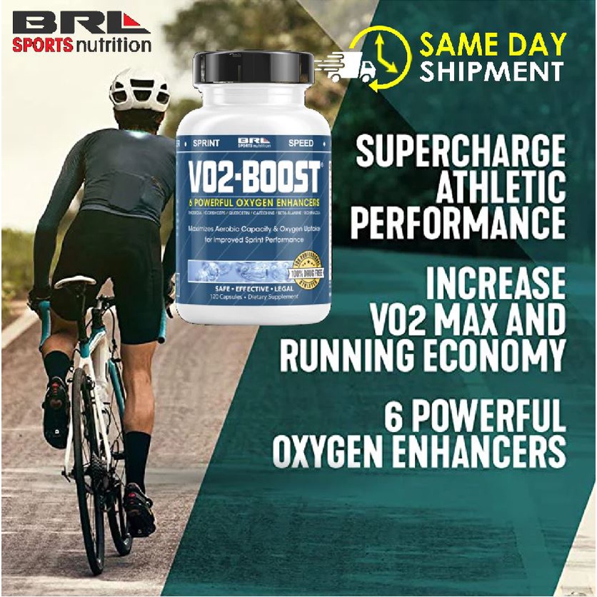 Vo2 Boost 6 Powerful Oxygen Enhancers 120 Caps Brl Sports Shopee