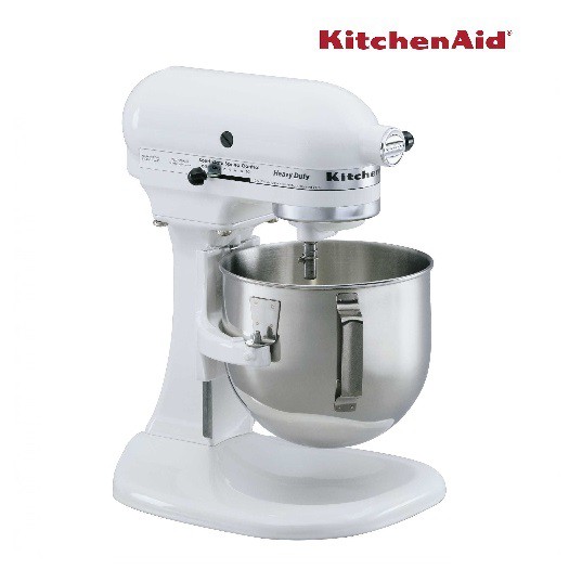 KitchenAid 5Qt (4.8L) Heavy Duty Stand Mixer 220V White (Mixers for