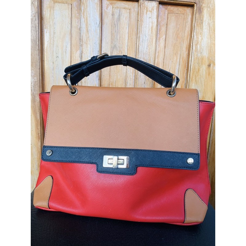 Olive Des Olive Red Two way bag