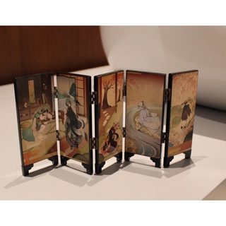 Genshin Impact Five Kasen Folding Screen Divider Partition Screen Art ...