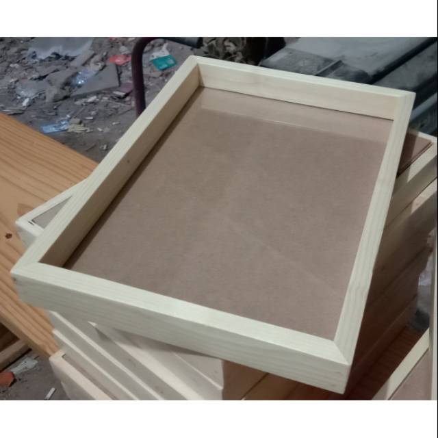 KAYU Minimalist Frame Dutch Teak Pine Wood Frame A4 Size 21x30 cm ...