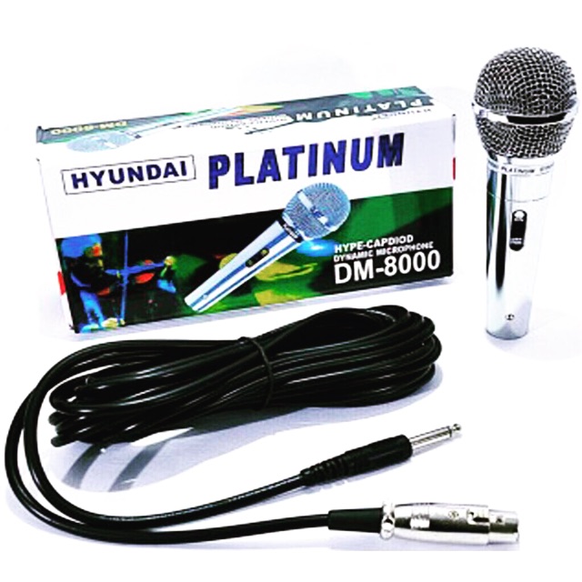 Hyundai Platinum DM-8000 Professional Dynamic Microphone | Shopee ...