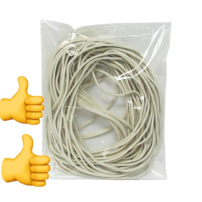 White Rubber Band/Postman Rubber Band/Getah Gelang Putih | Shopee ...