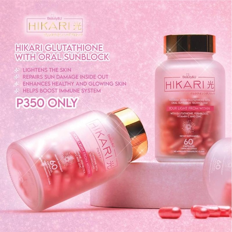 glutathione+injections Hikari Ultra Glutathione – Advanced Skin Whitening & Sun Protection  Supplement main image 0