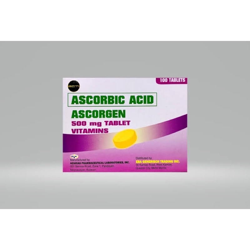 Vitamin C (Ascorbic Acid) / 500 mg 100 Tablet Shopee Philippines