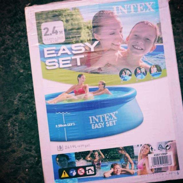 INTEX 2.4M Easy Set / Swmming Pool / Inflatable Pool | Shopee