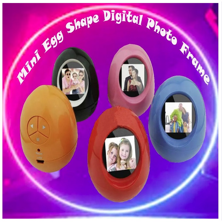 Mini 1,5 Inch digital photo frame display with egg shape Shopee Philippines