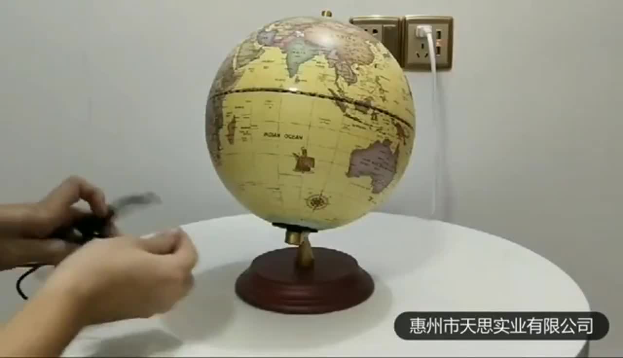 23CM LED Light World Earth Globe Map Geography Educational Toy Luminous ...