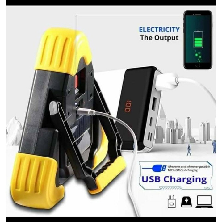 LED Car Warning Light, Rechargeable COB Triangle Flashlight with ...