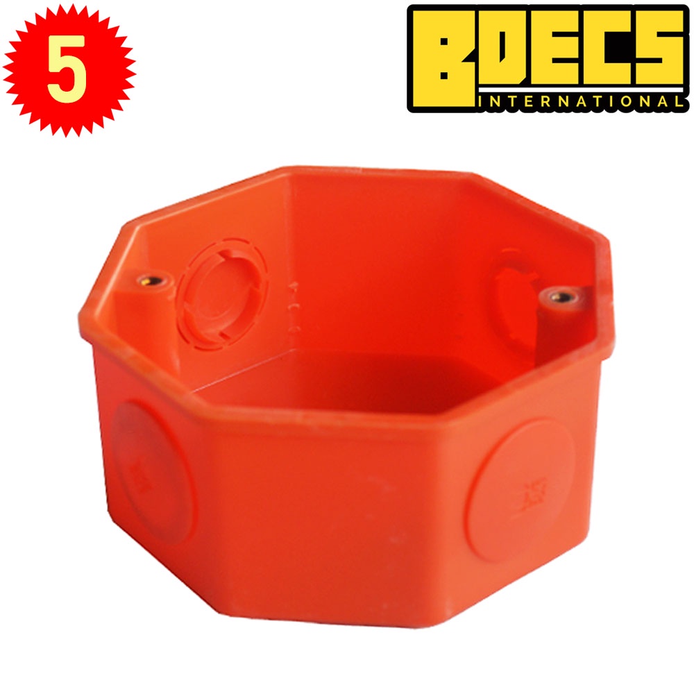 Junction Box Orange High Quality 5pcs set by bdecs | Shopee Philippines