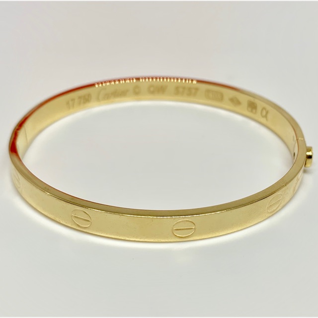 Cartier bracelet best sale 18k saudi gold