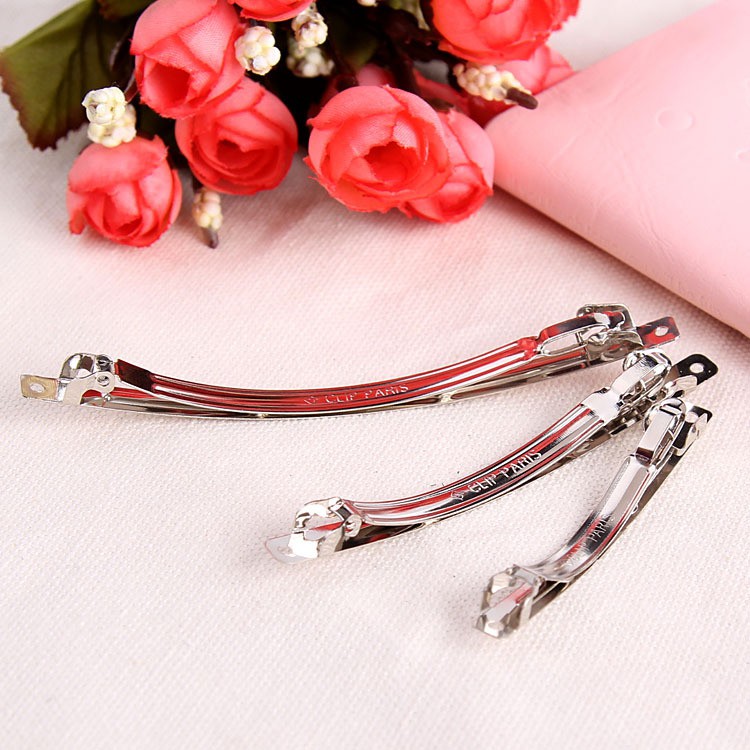 Slim two-piece Clip 6*0.6cm Genuine Paris Clip bone DIY Clip | Shopee ...