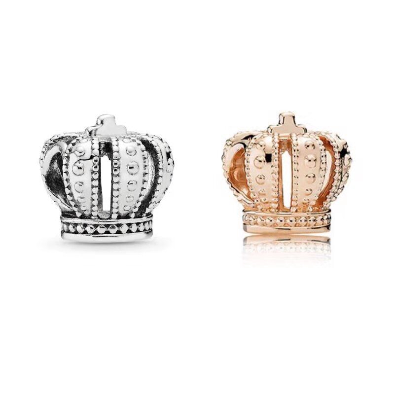 PAN CROWN JEWELS ROYAL CROWN SILVER CHARM 925 Silver rose gold for women Shopee Philippines