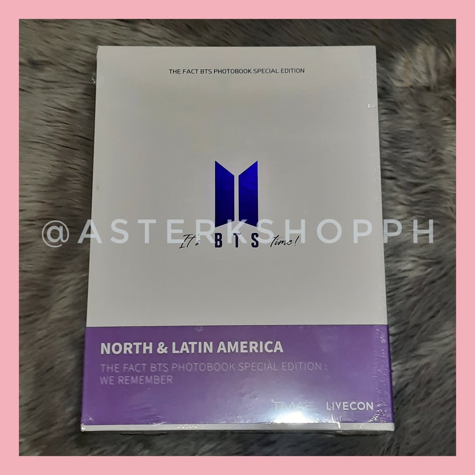 BTS The Fact Photobook Special Edition: We Remember - Limited Edition ...