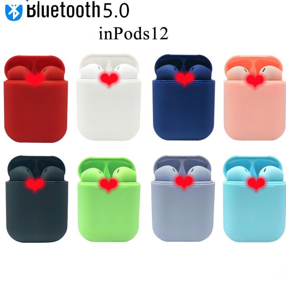 Macarons i12 TWS Bluetooth Earphones Noise Reduction Bluetooth