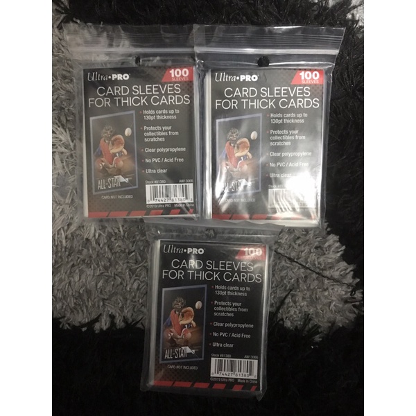 Ultra Pro Thick Card Sleeves (3packs) Shopee Philippines
