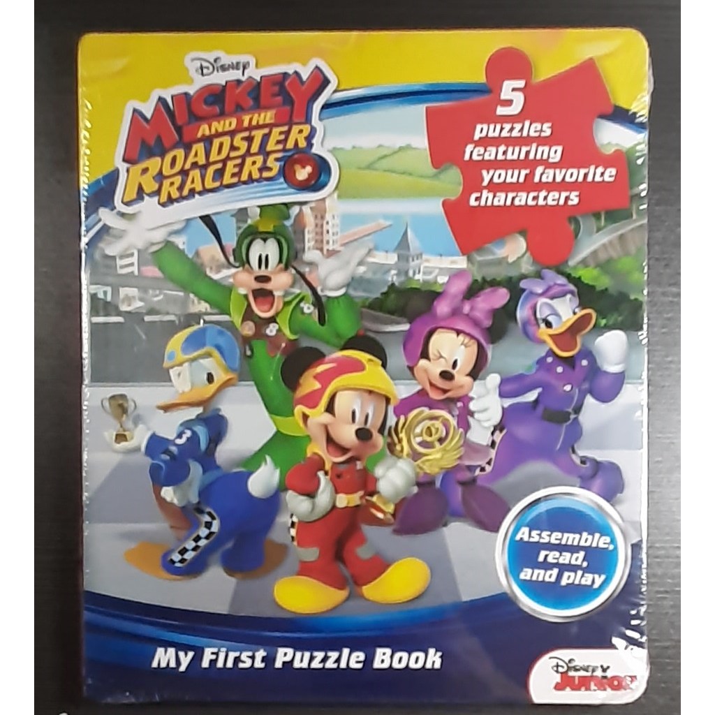 Disney Mickey and the Roadster Racers My First Puzzle Book | Shopee ...