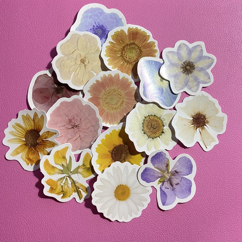 Flower Stickers For Journal