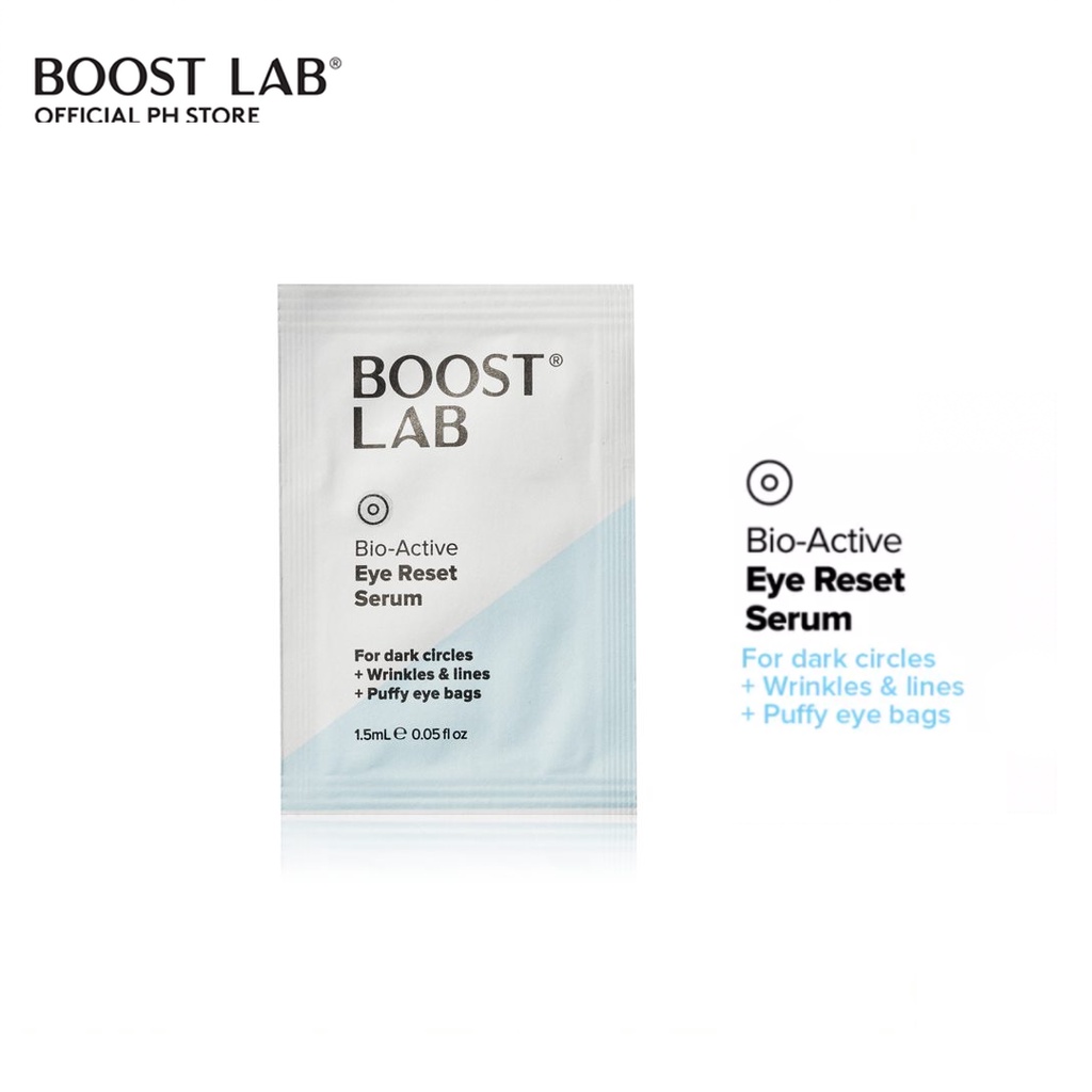 BOOST LAB BioActive Eye Reset Serum Trial Pack (1.5ml) Shopee Philippines