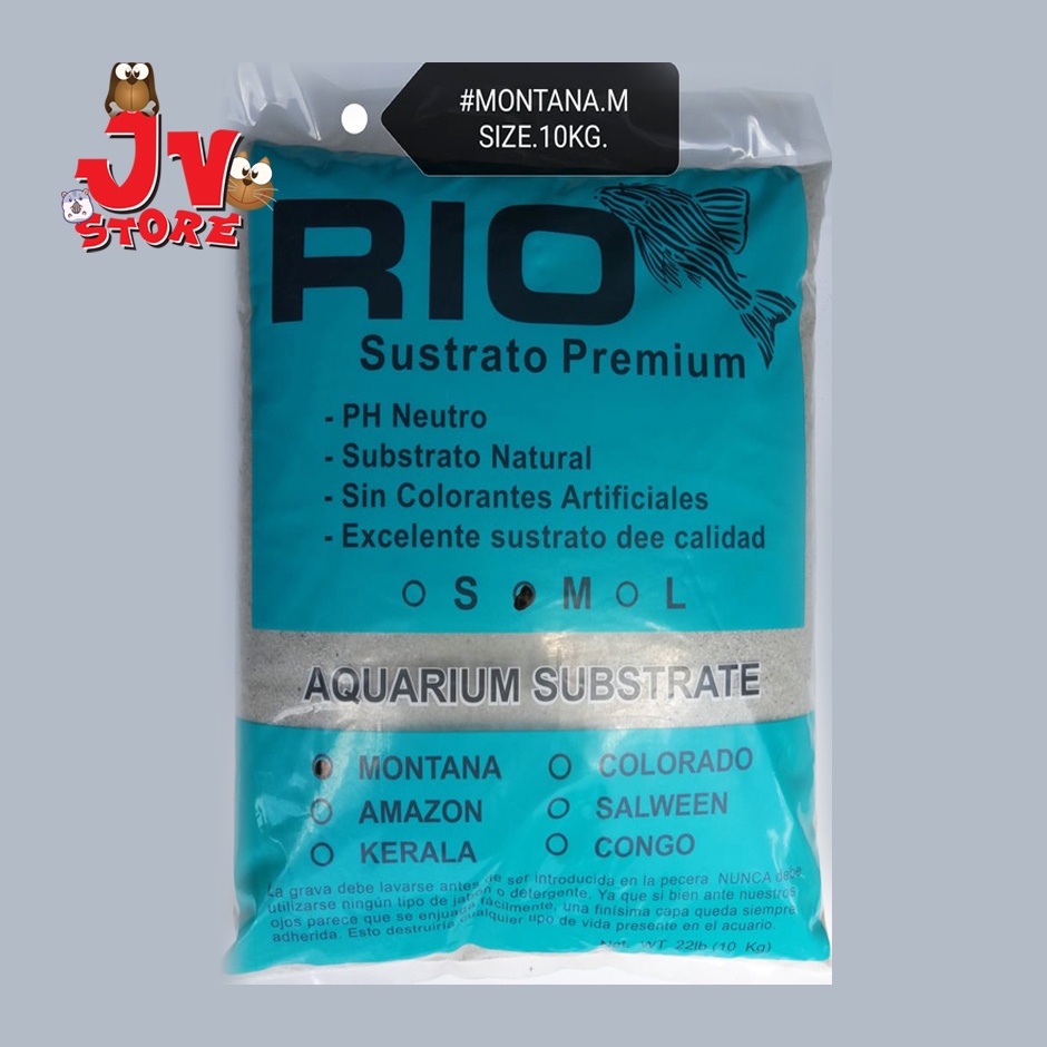 RIO Lab Series Aquarium Substrate Sustrato Premium Sand Pasir 10kg ...