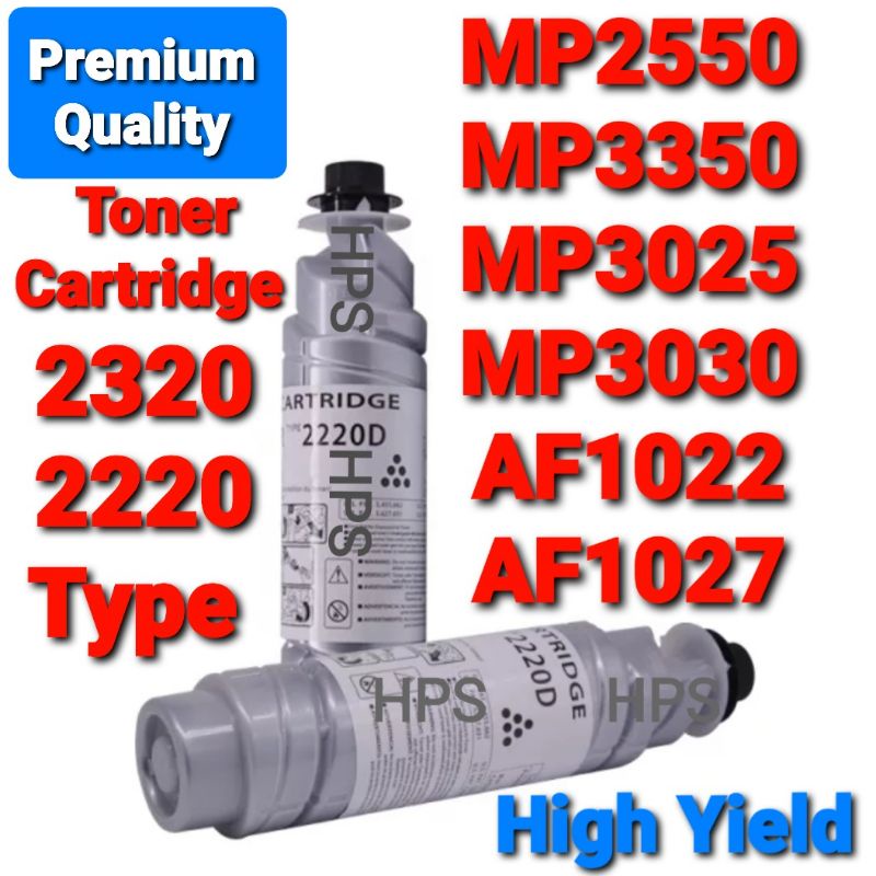 Ricoh MP2550 3350 MP2022 MP3025 AF1027 Toner Cartridge Compatible ...