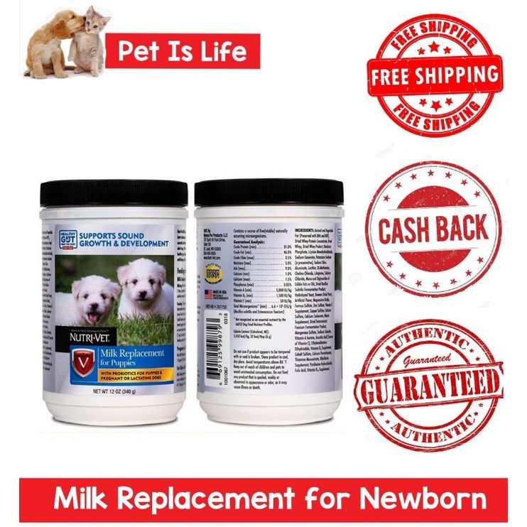 Nutri vet milk replacement for puppies sales