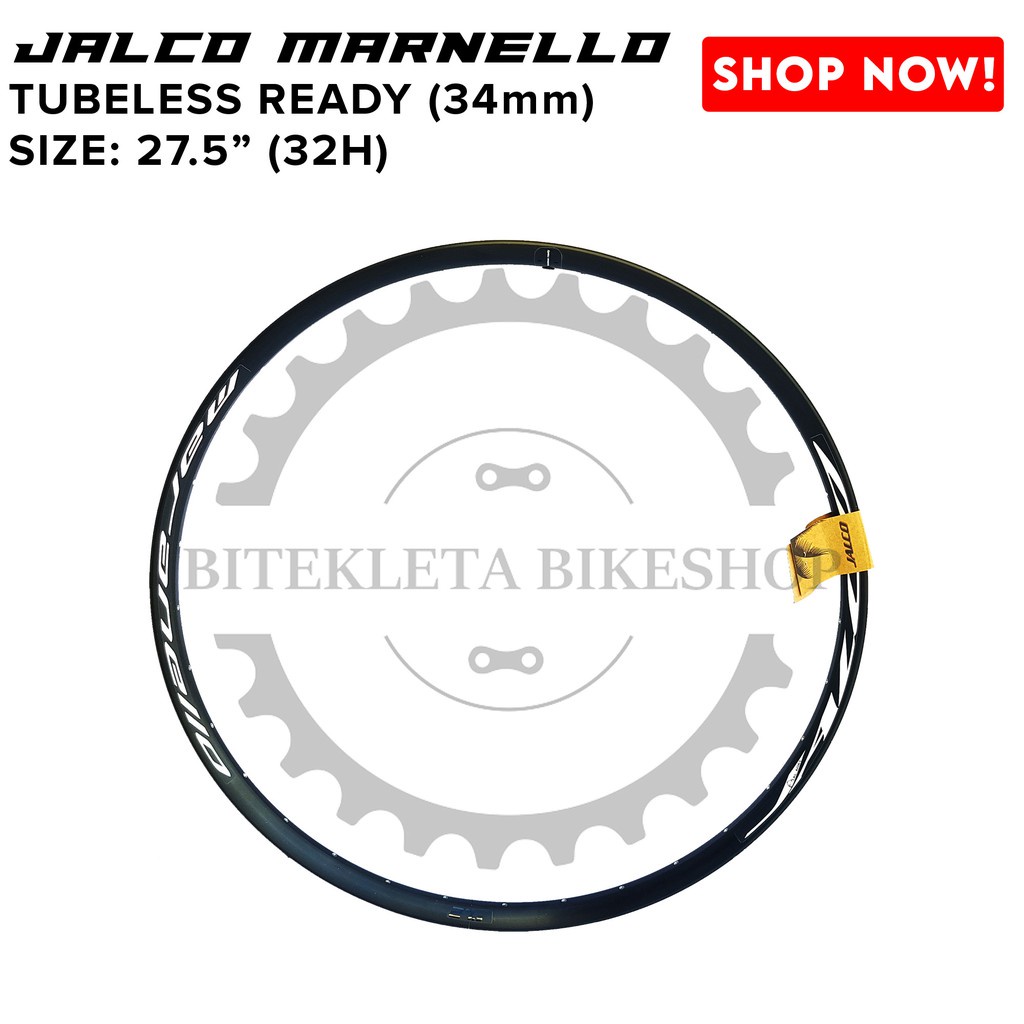 MOUNTAIN BIKE JALCO MARANELLO 34MM TUBELESS READY RIM 27.5 29ER PAIR Shopee Philippines