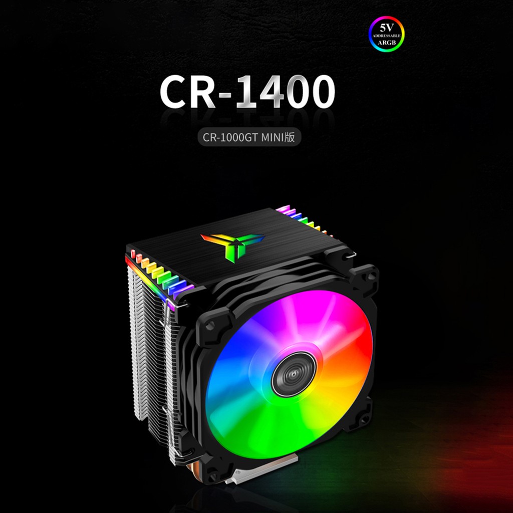 Jonsbo CR1400 Tower 4 Heat Pipes CPU Cooler Radiator ARGB Sync PWM