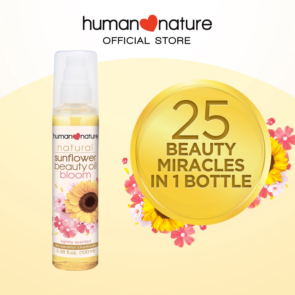 Human Nature SunflowerSeedBeautyOilBLOOM Shopee Philippines