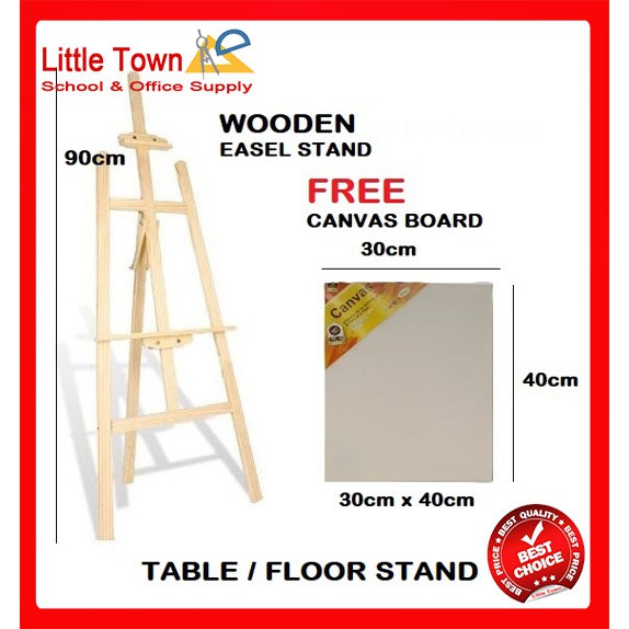 Wooden Easel Stand Table Standing painting poster stand With Free ...