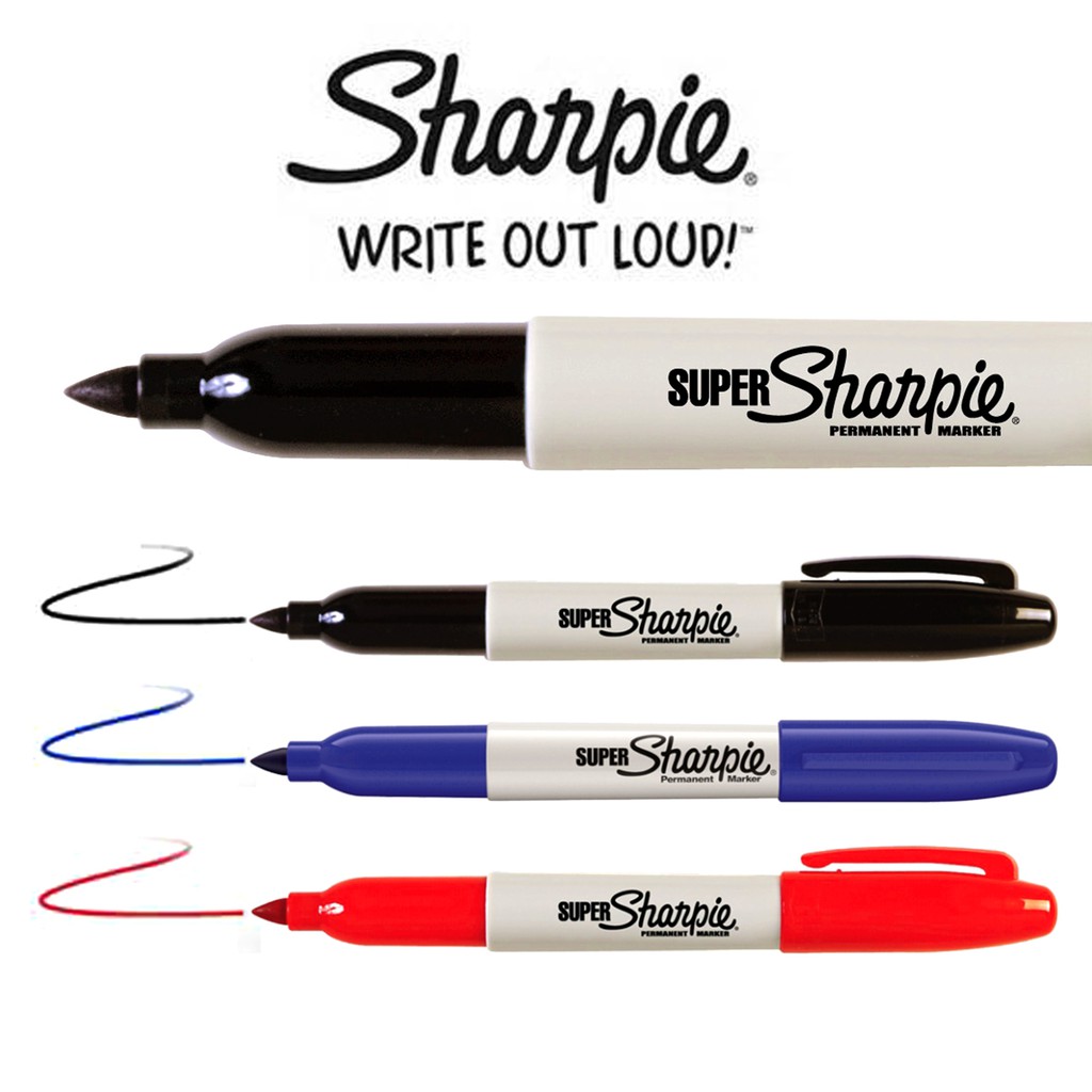 Shop sharpie super permanent marker red for Sale on Shopee Philippines