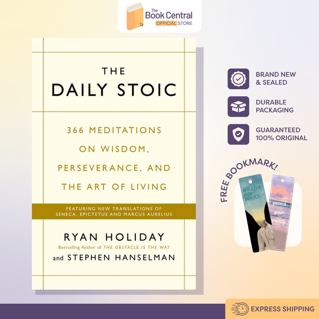 The Daily Stoic (ORIGINAL) by Ryan Holiday (PB) Self Help Books ...