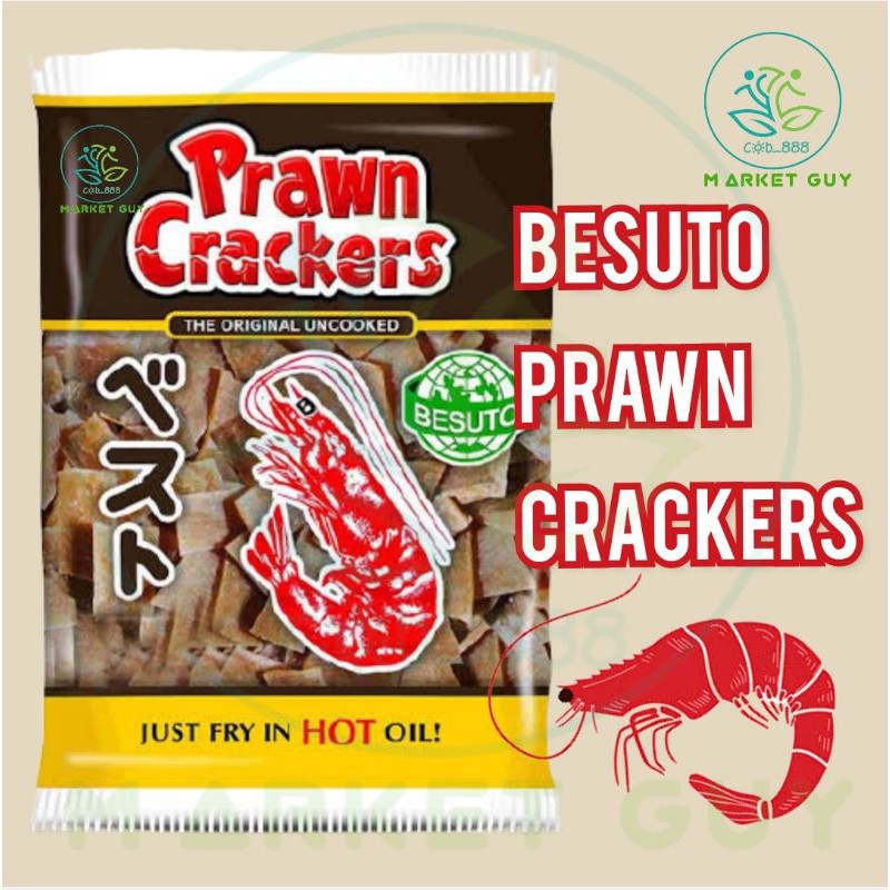 Besuto Prawn Crackers Flavored Chips 250g (2 Packs)