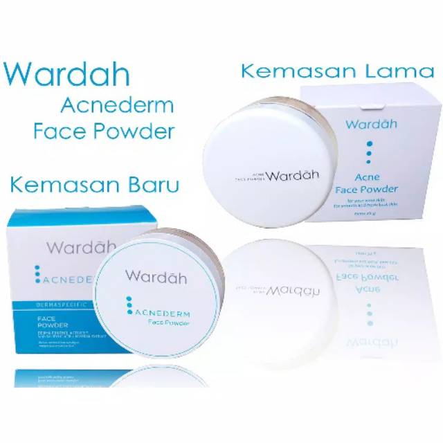 Original Wardah Acnederm Face Powder 20gr Powder Powder | Shopee ...